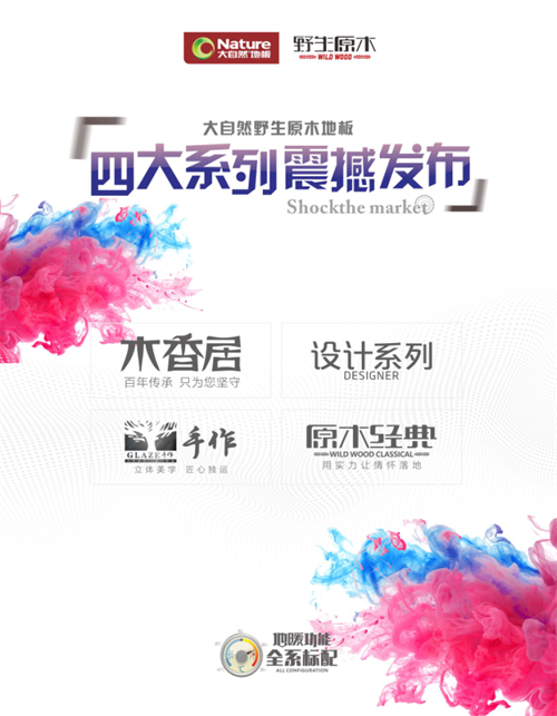 引領潮流，大自然野生原木地板四大品類震撼亮相！